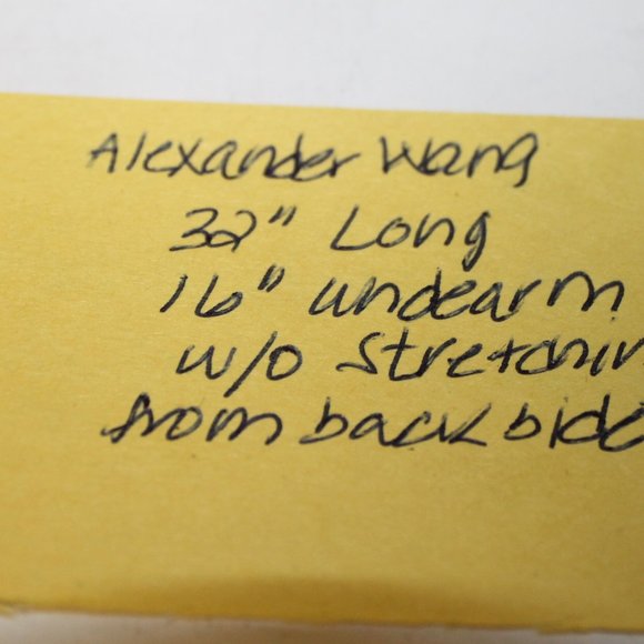 New Alexander Wang Long Zip Front  Cable Knit Chunky Sweater Vest Jacket - Picture 11 of 11